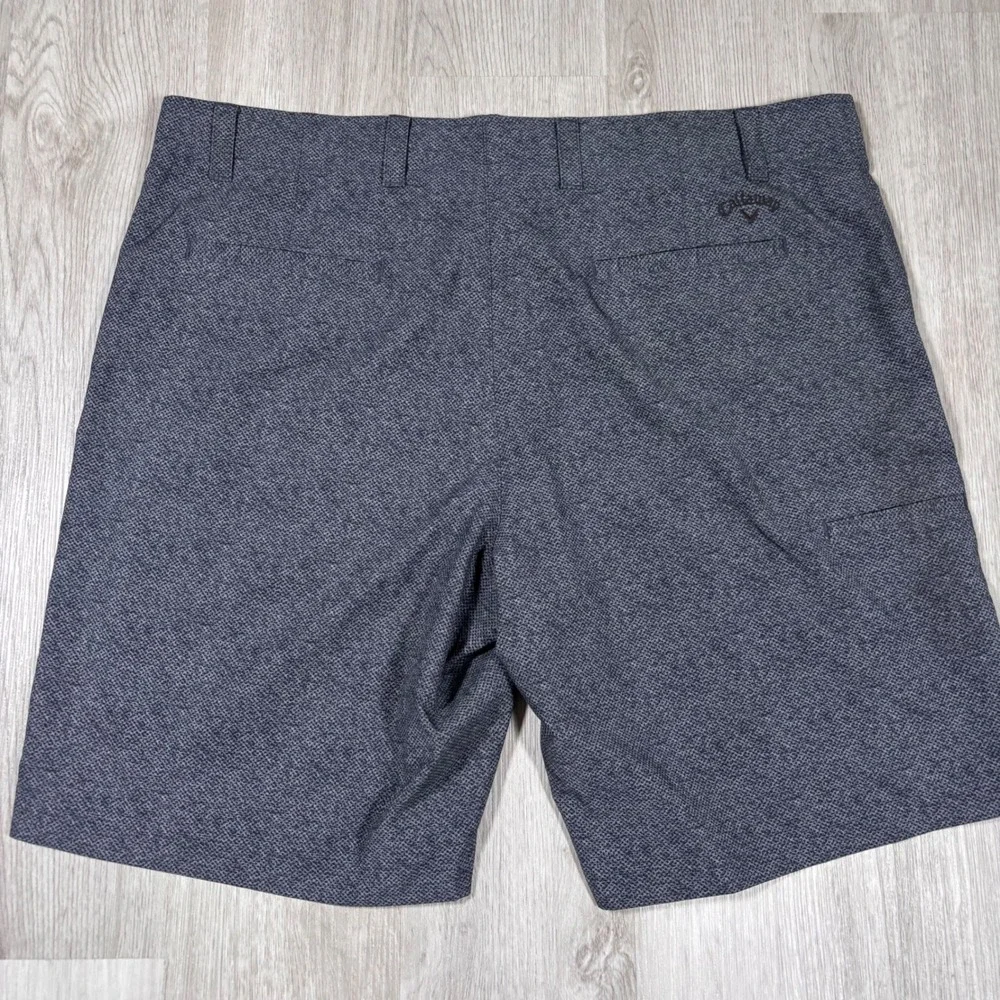 Callaway Mens Gray All Over Print Performance Golf Shorts‎ Size 40 Media Pocket